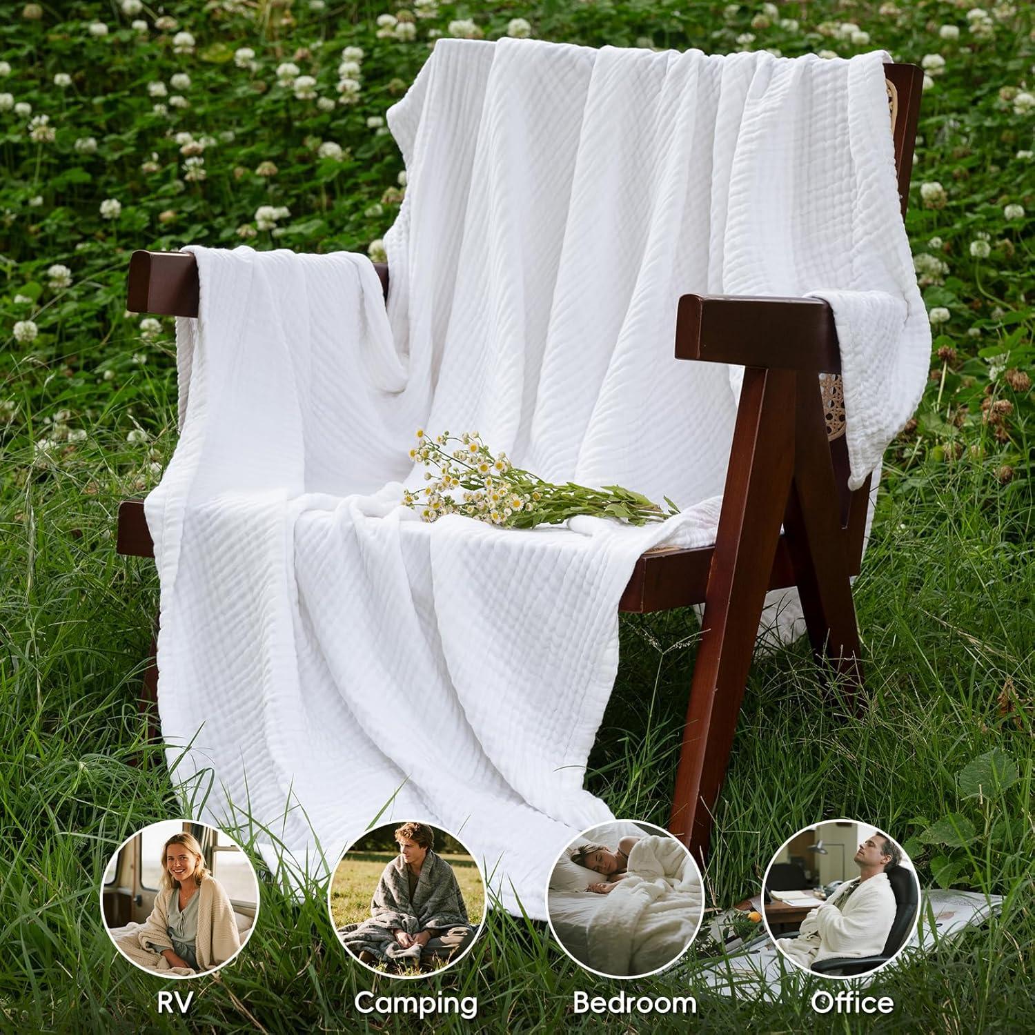 Manta de Muselina Enfriamiento David's Home Queen 228.6cm