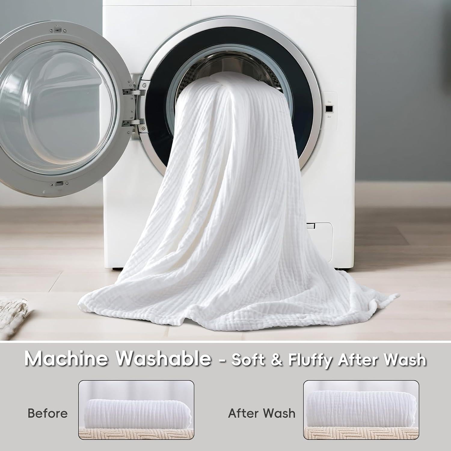 Manta de Muselina Enfriamiento David's Home Queen 228.6cm