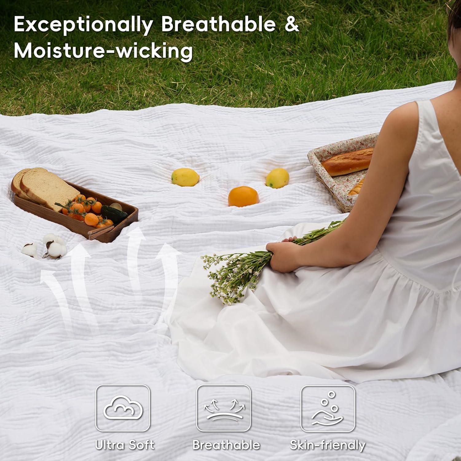 Manta de Muselina Enfriamiento David's Home Queen 228.6cm