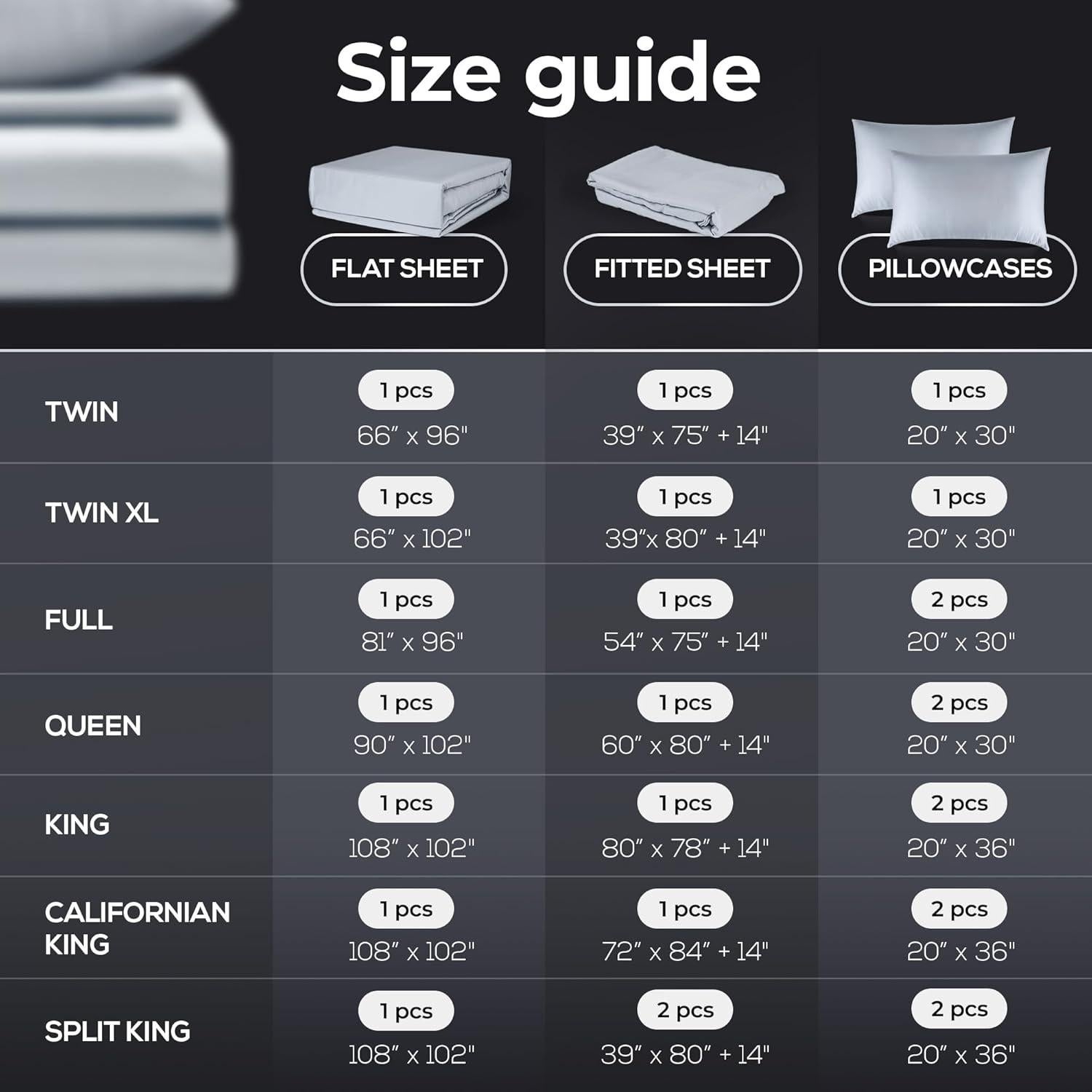 Juego de Sábanas Completo Silvery Restcool™ - Tejido Autoclimatizante