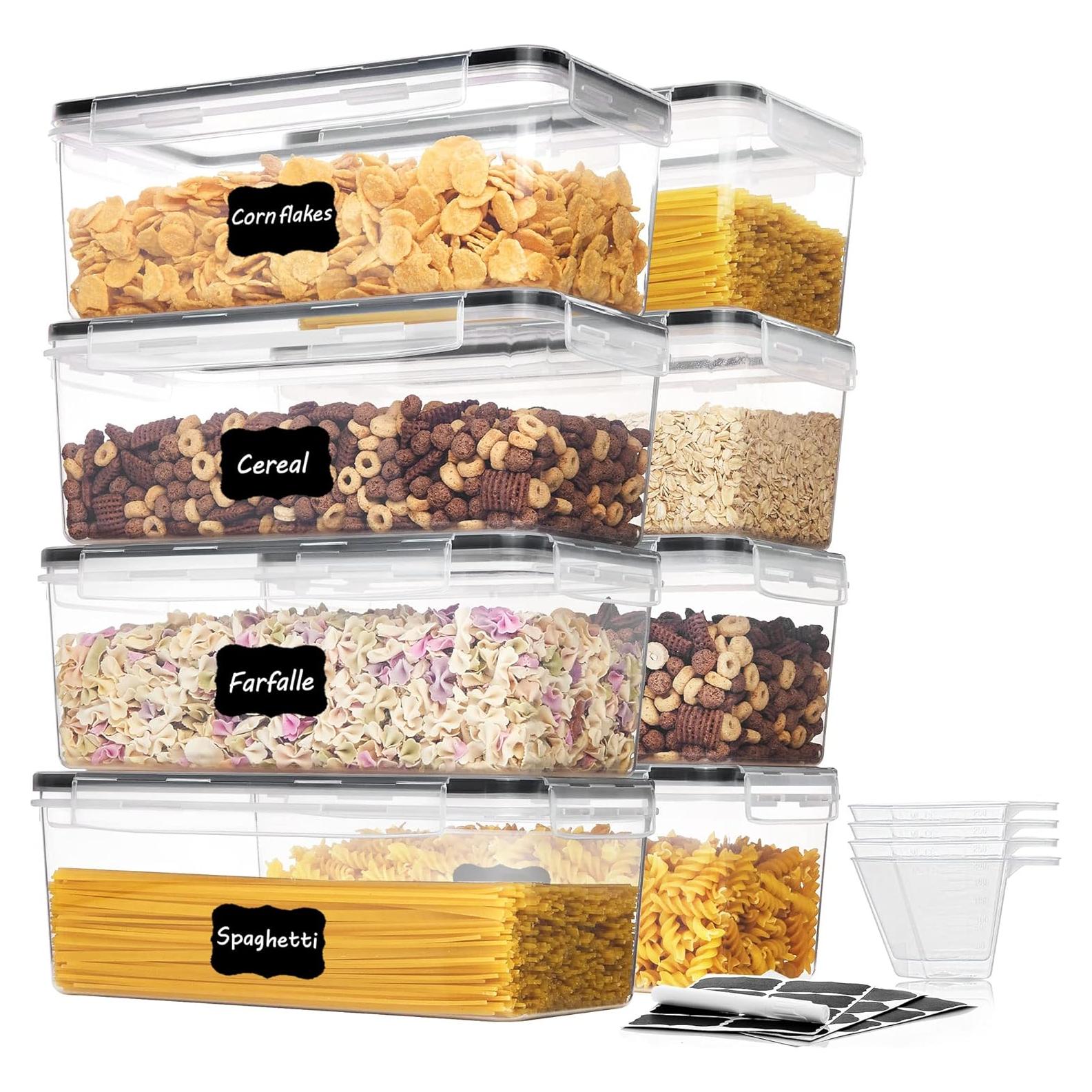 Set de 8 Contenedores de Almacenamiento Vtopmart 3.2L Herméticos