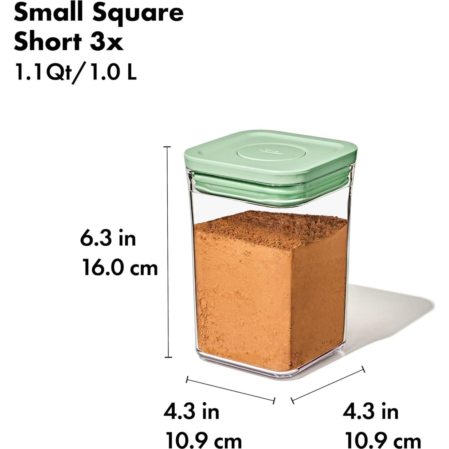 Set de Contenedores POP OXO Good Grips 3 Piezas Pistacho
