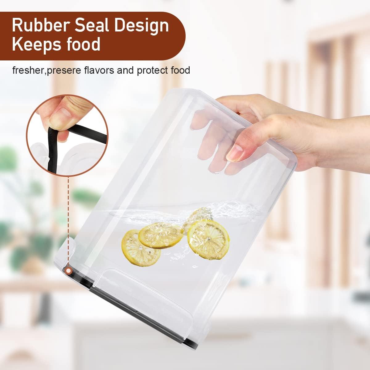 64 PCS Contenedores de Almacenamiento Herméticos JUJOJB 2L