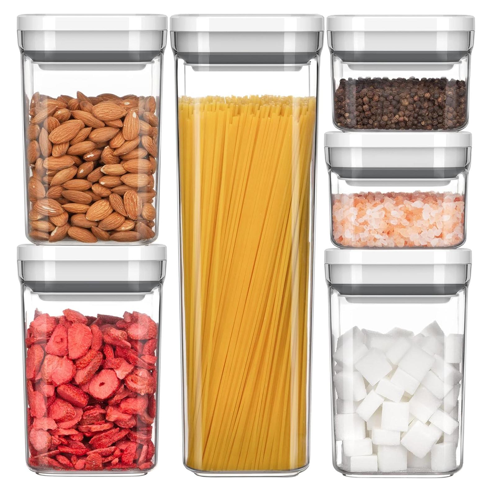 Juego de 6 Contenedores de Almacenamiento Herméticos MR.SIGA 1L