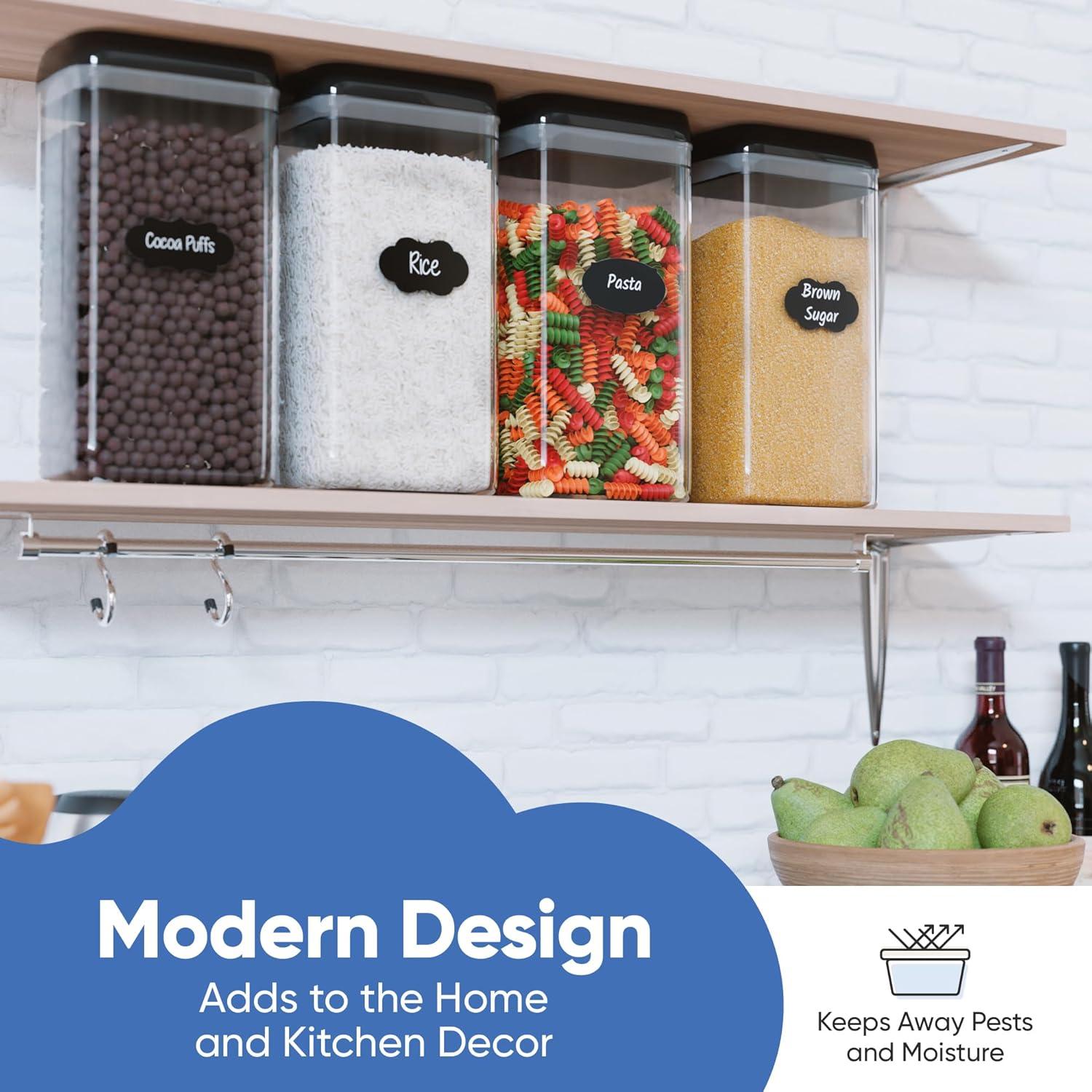 Cajas de Almacenamiento de Alimentos Chef's Path 4pcs 3.2L