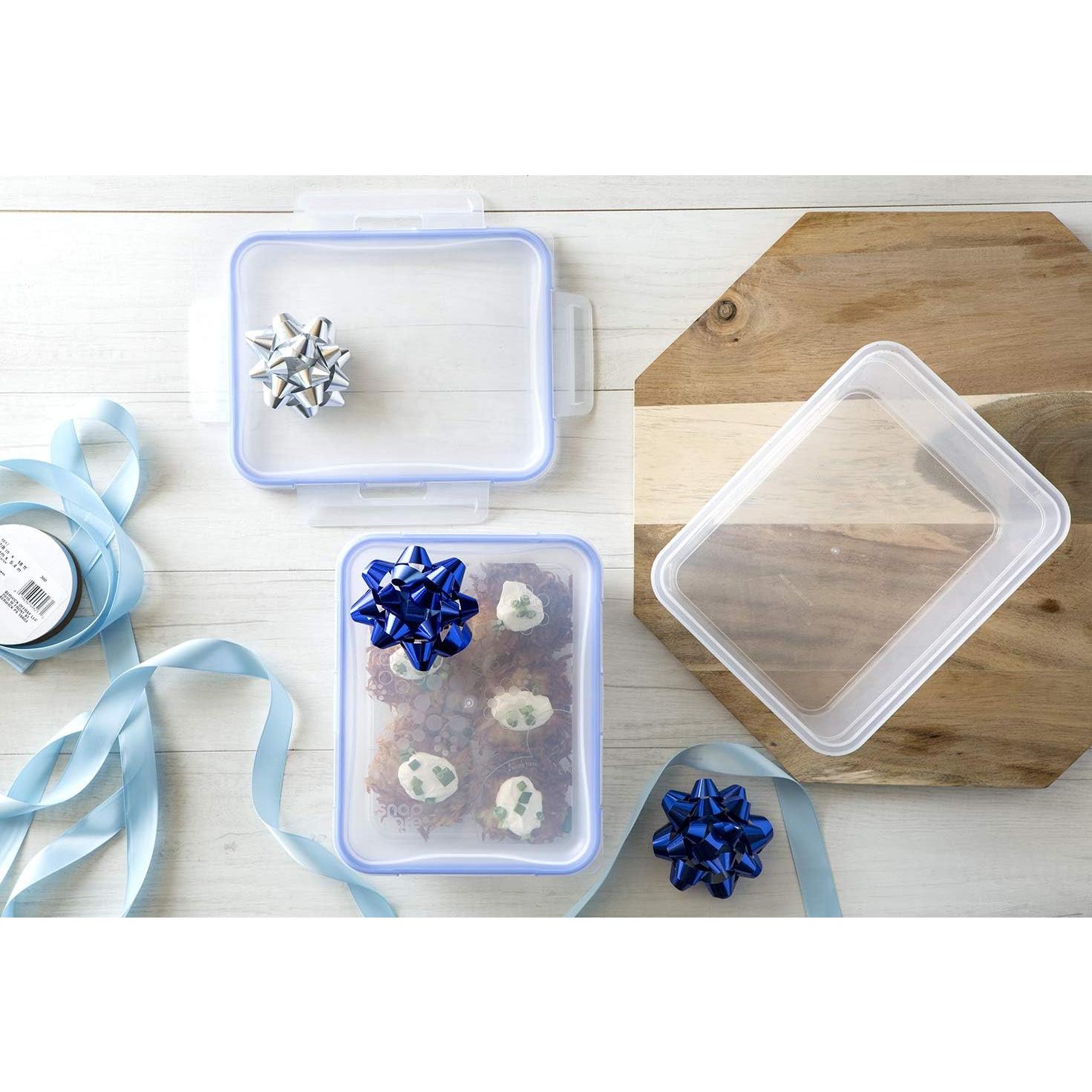 Juego de 3 Contenedores Rectangulares Snapware 8.5 Tazas