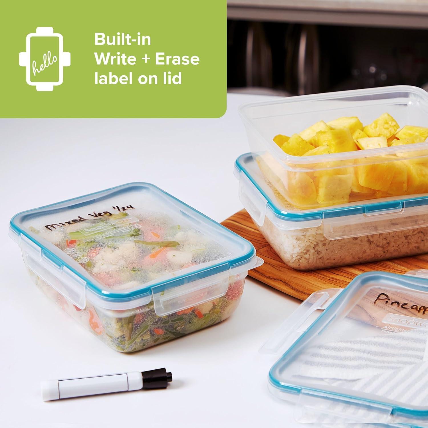 Juego de 3 Contenedores Rectangulares Snapware 8.5 Tazas