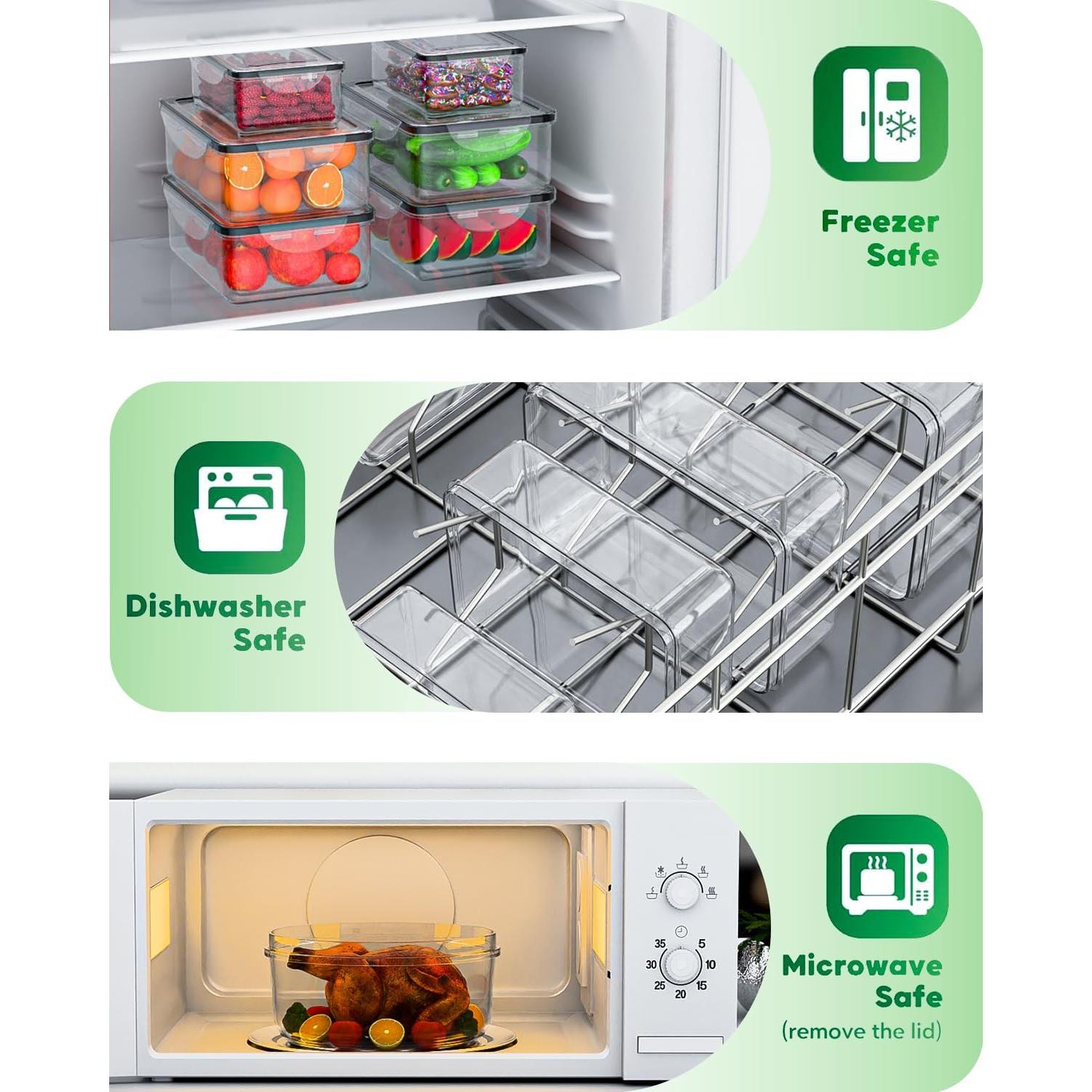 Set de 54 Contenedores de Almacenamiento Panxenaulos Herméticos