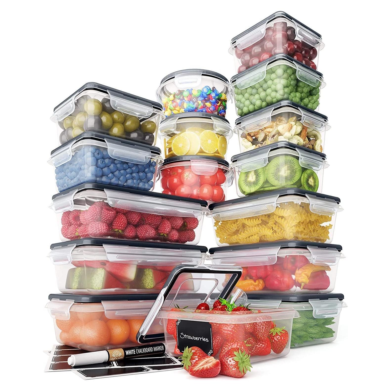 Set de 32 Contenedores de Alimentos Herméticos Chef's Path