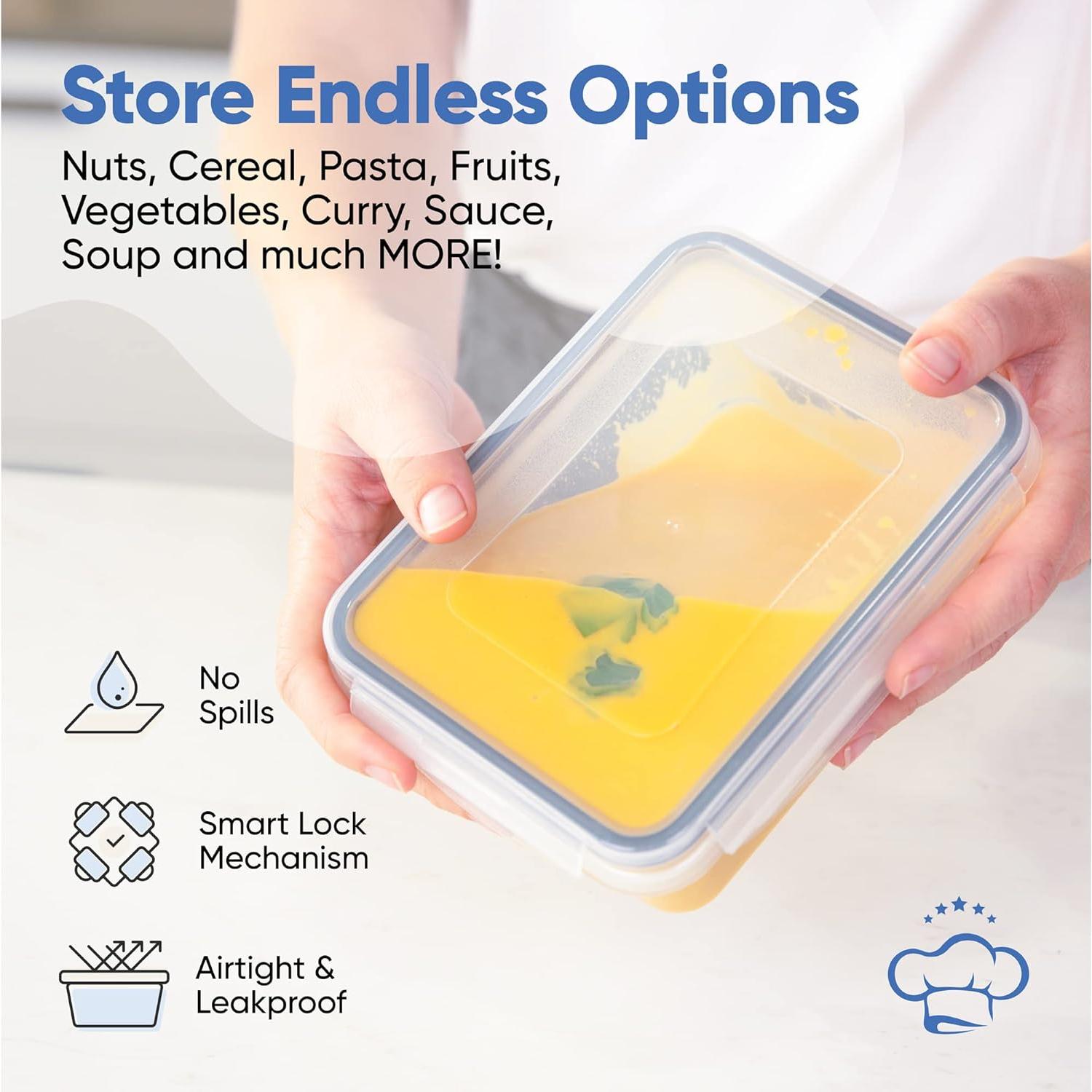 Set de 32 Contenedores de Alimentos Herméticos Chef's Path