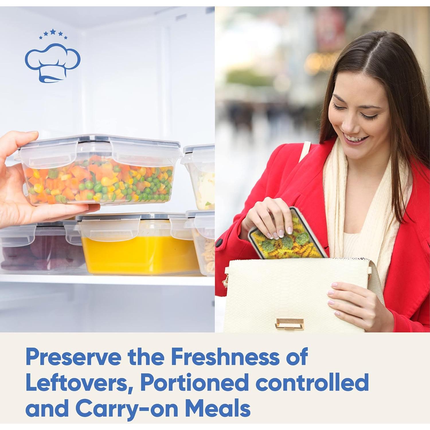 Set de 32 Contenedores de Alimentos Herméticos Chef's Path