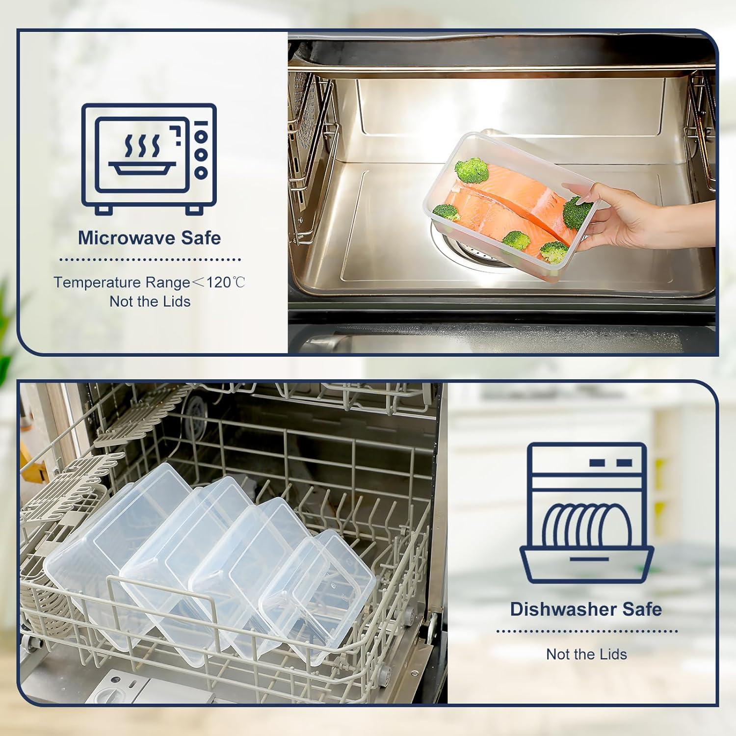 Juego de 60 Contenedores de Almacenamiento KITHELP - Herméticos y Reutilizables