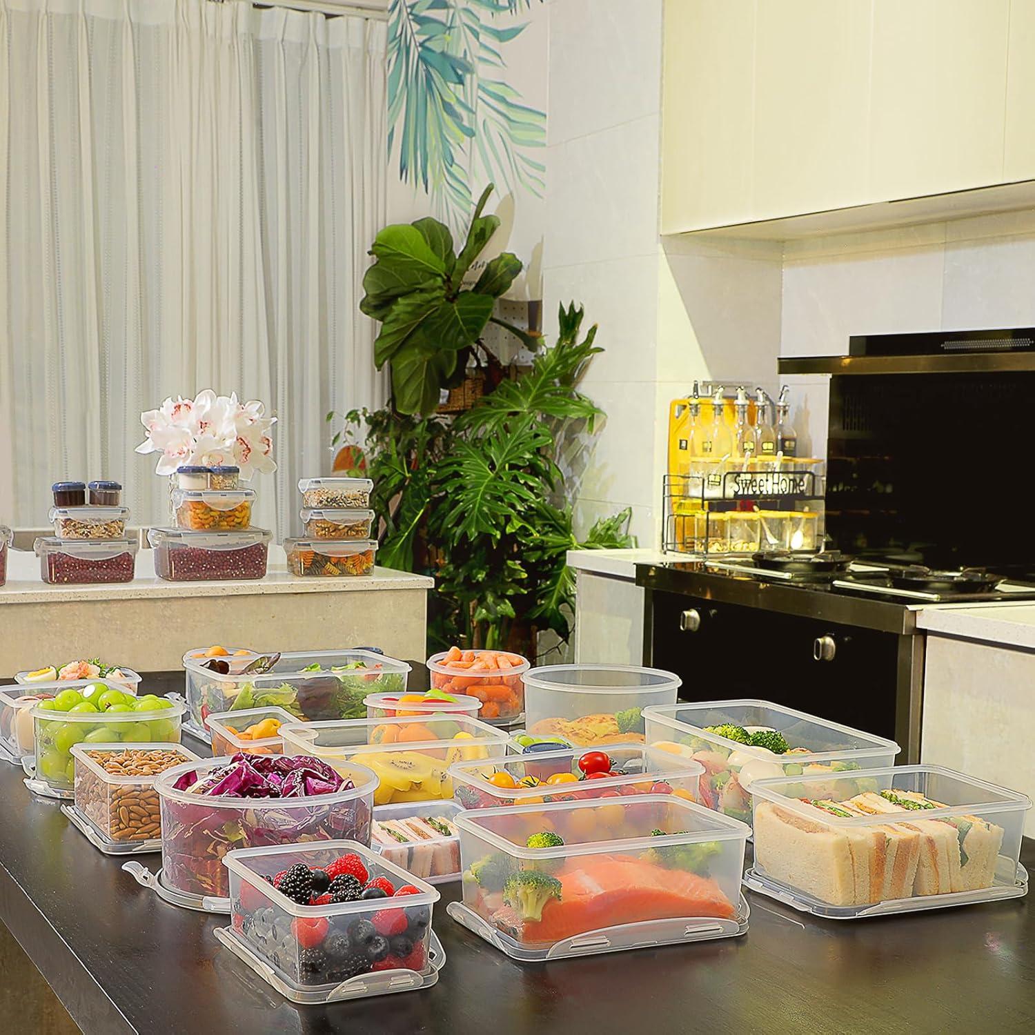 Juego de 60 Contenedores de Almacenamiento KITHELP - Herméticos y Reutilizables