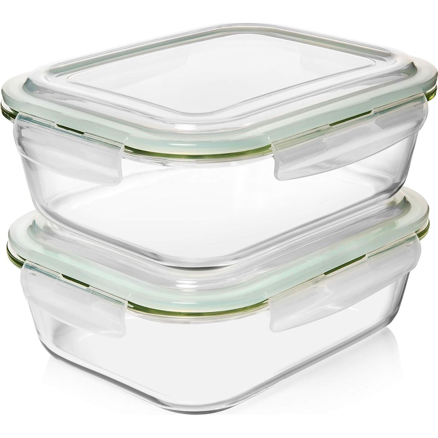 Contenedores de Almacenamiento de Vidrio Razab 4 Piezas 80 Oz