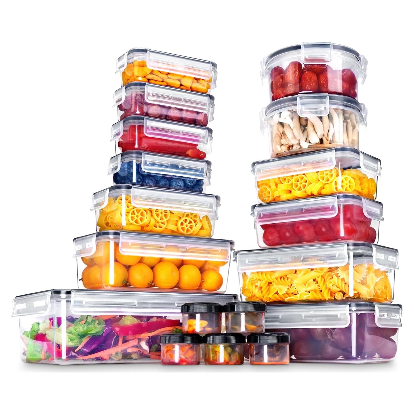 KAGUYA 36 PCS Contenedores de Almacenamiento Herméticos 40ml-2500ml