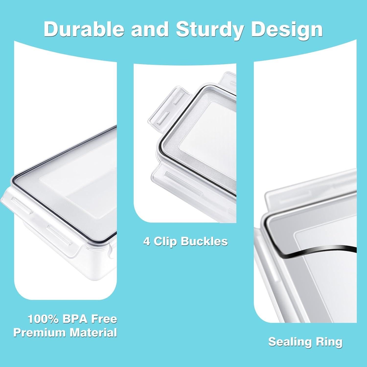 KAGUYA 36 PCS Contenedores de Almacenamiento Herméticos 40ml-2500ml