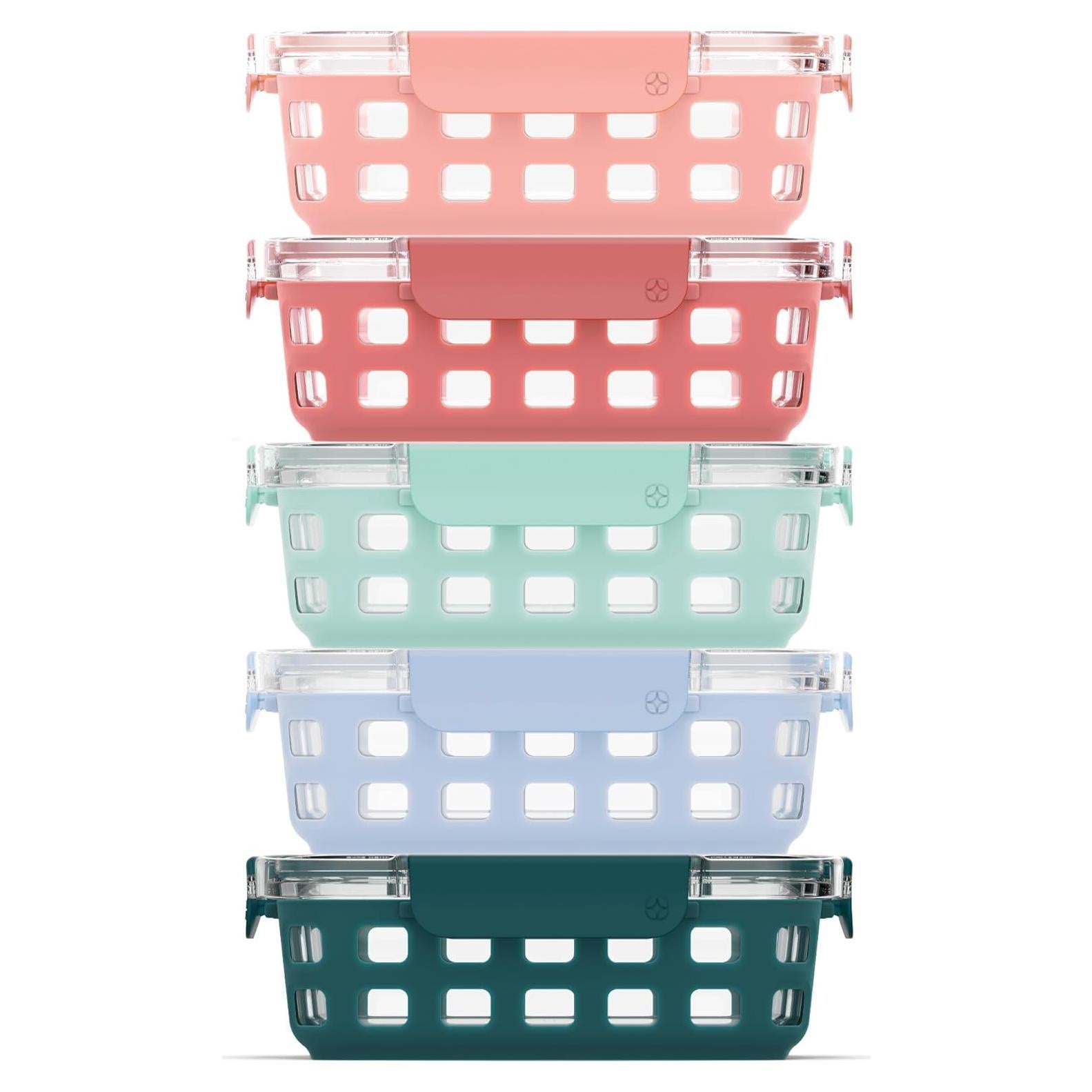 Juego de Contenedores de Vidrio Ello Duraglass 10 Piezas 3.4 Tazas