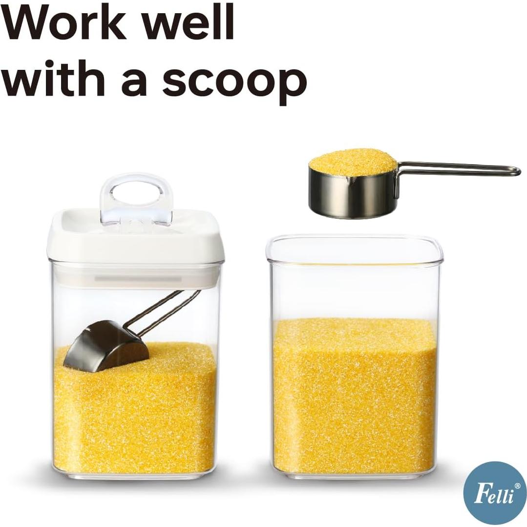 Contenedores de Almacenamiento Felli Flip-Tite 1.8L 3 Piezas