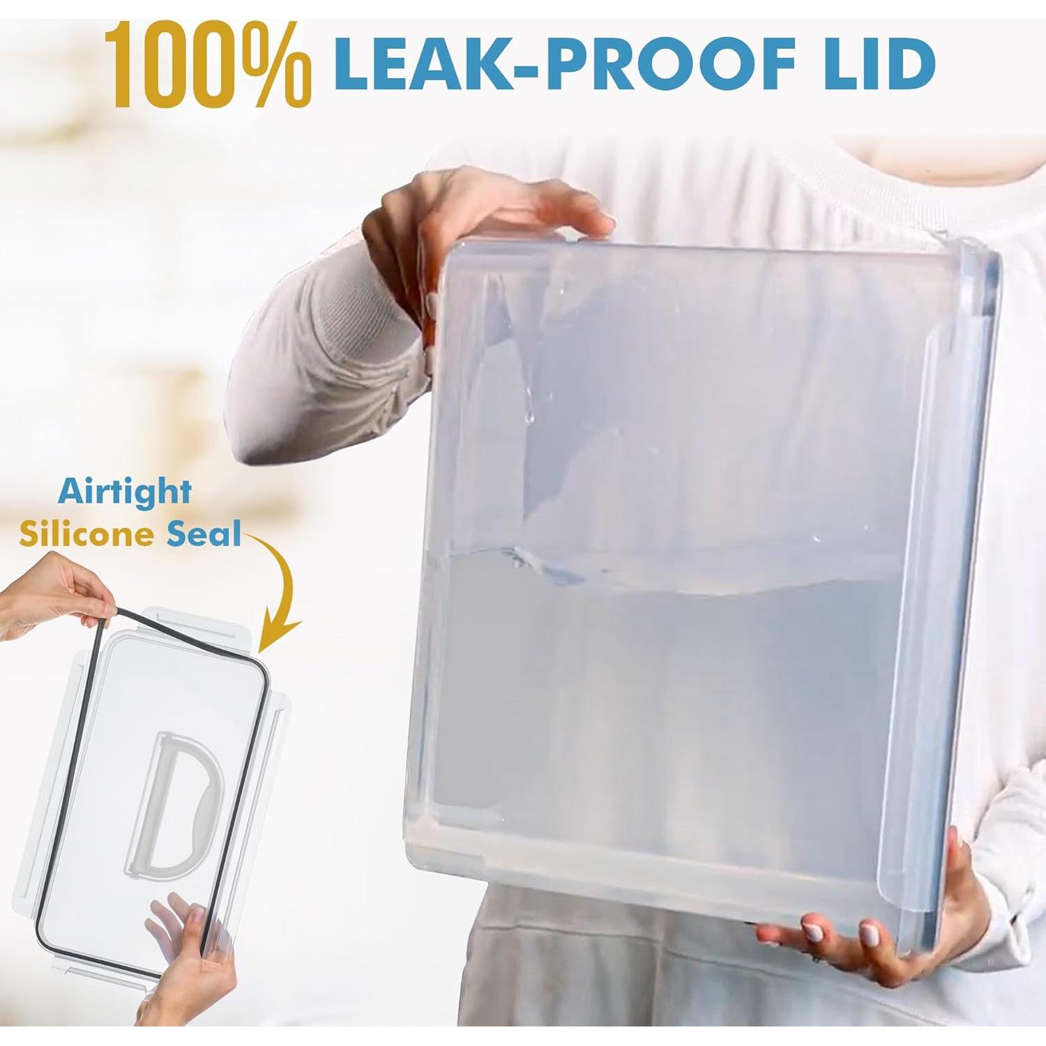 Shazo Contenedores de Almacenamiento 11L - 2 Piezas Herméticos