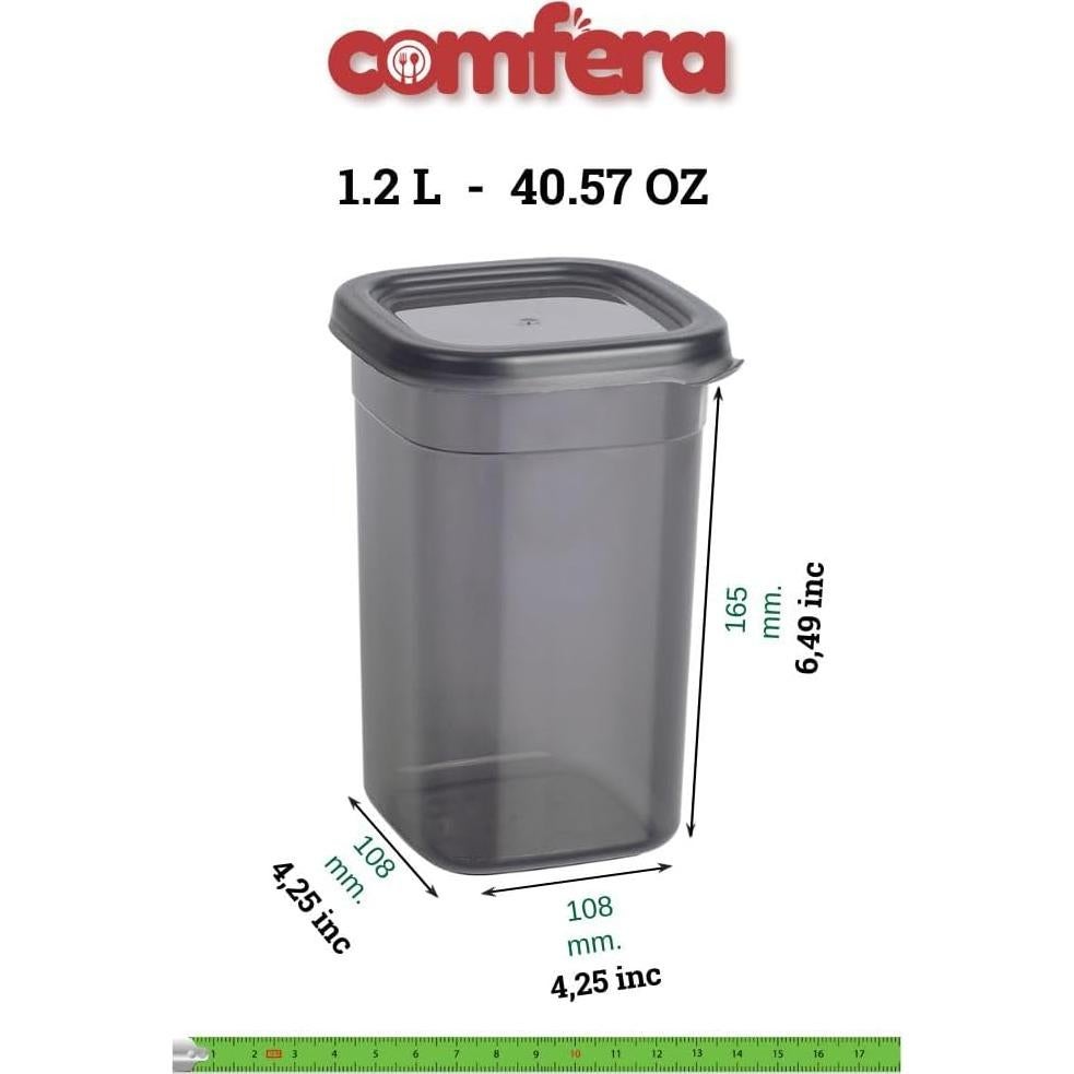 Contenedores de Almacenamiento de Alimentos COMFERA 12 Piezas 1.2L