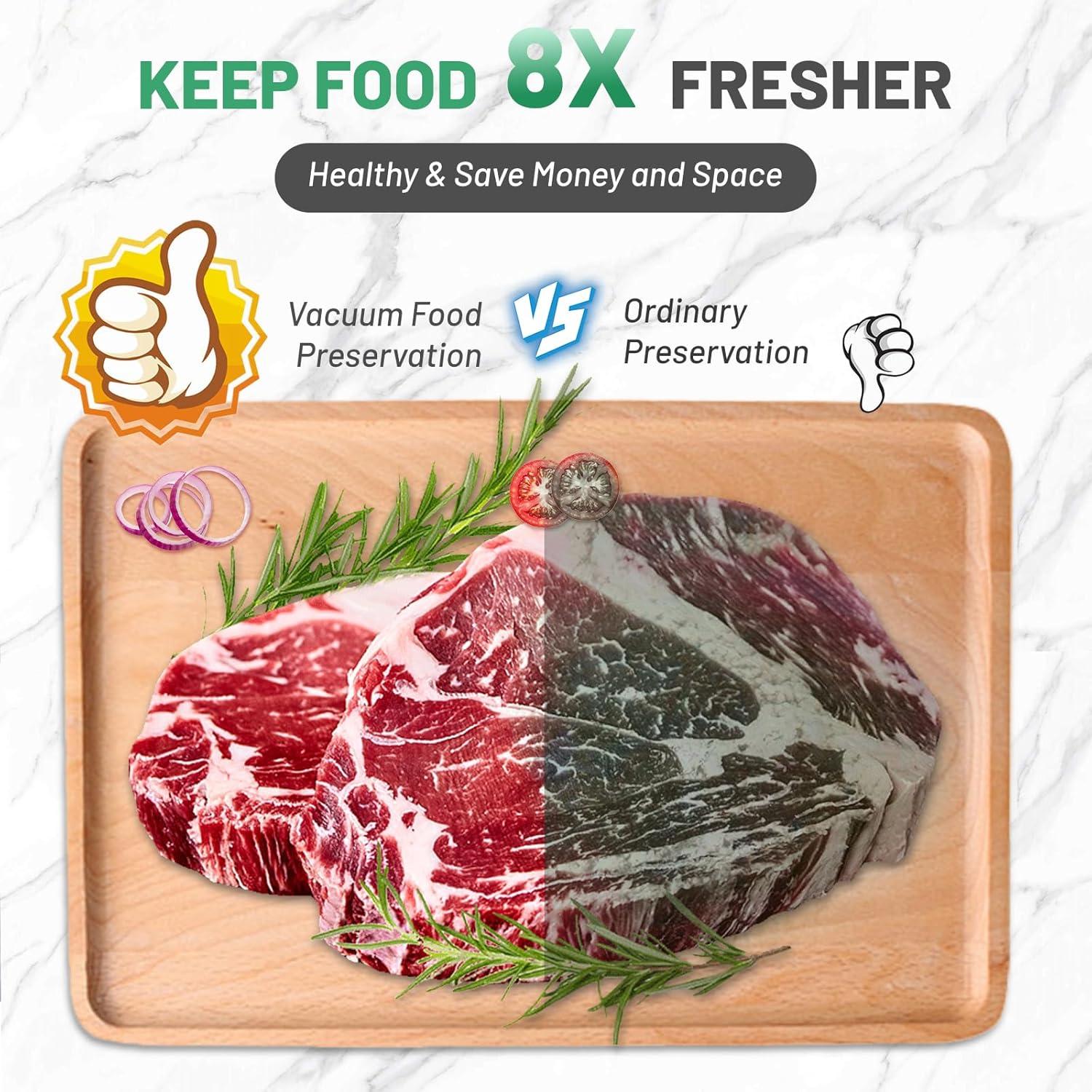 Máquina Selladora al Vacío MAXDONE 6-en-1 con 10 Bolsas