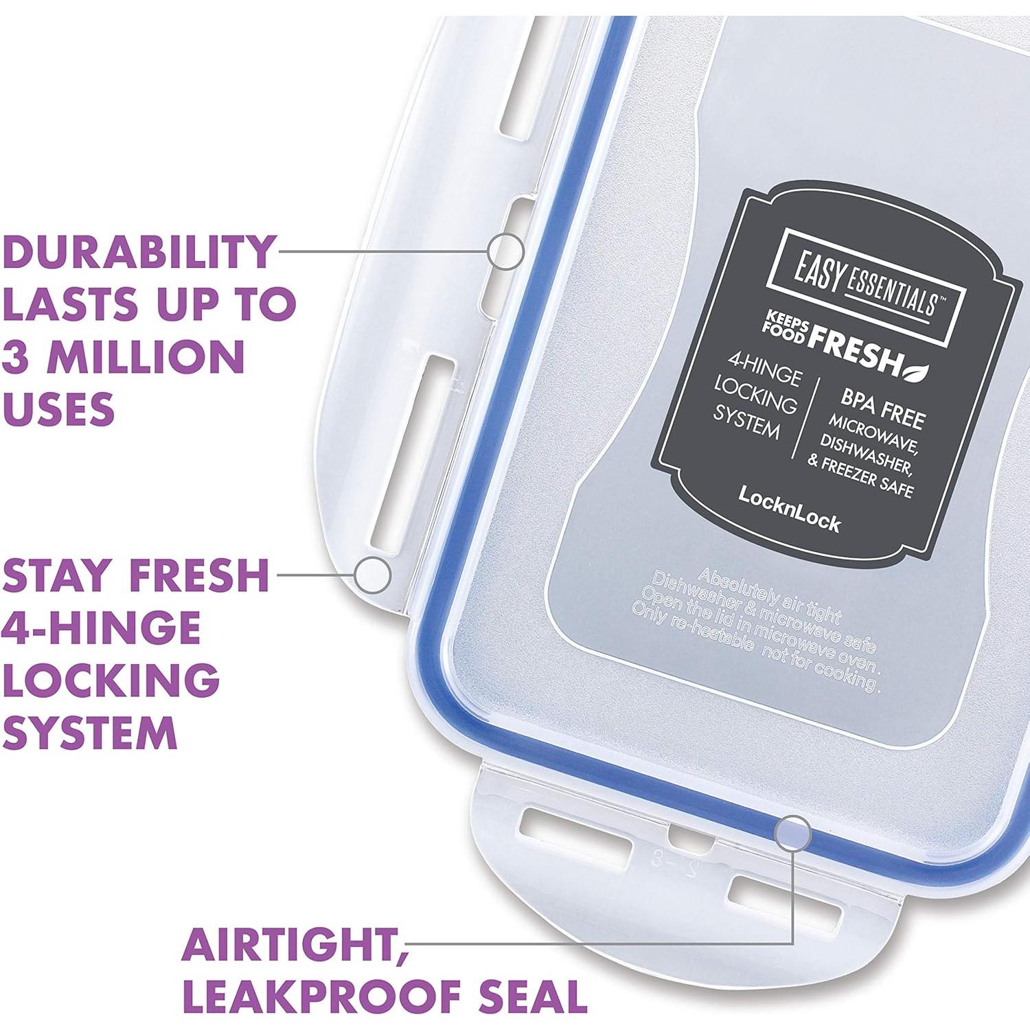 Contenedores Herméticos LocknLock 6 Piezas Libre BPA