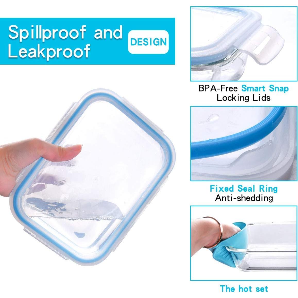 Juego de 20 Contenedores de Almacenamiento de Vidrio Bo Toys