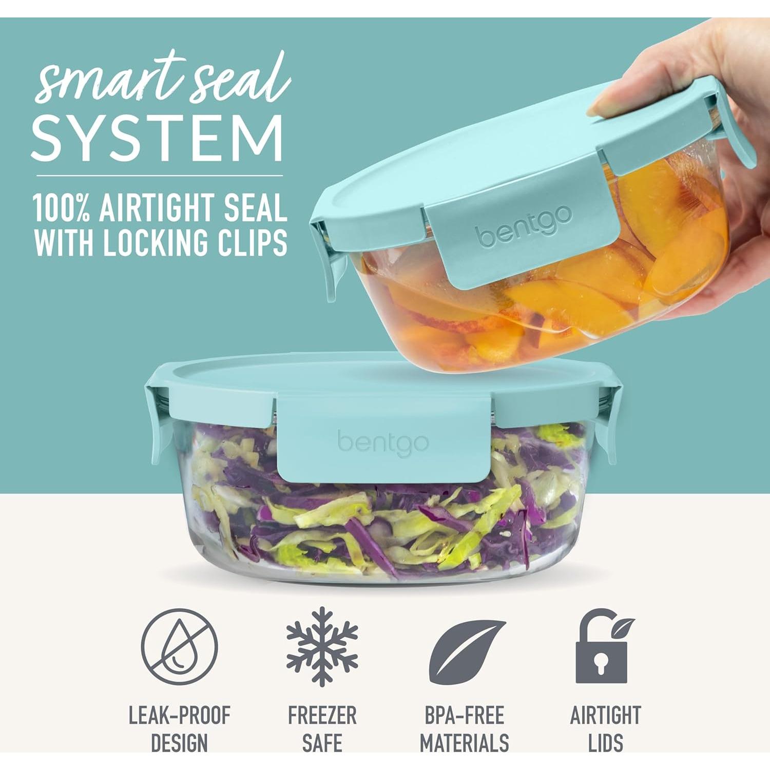 Conjunto de Almacenamiento de Alimentos de Vidrio Bentgo 6 Piezas