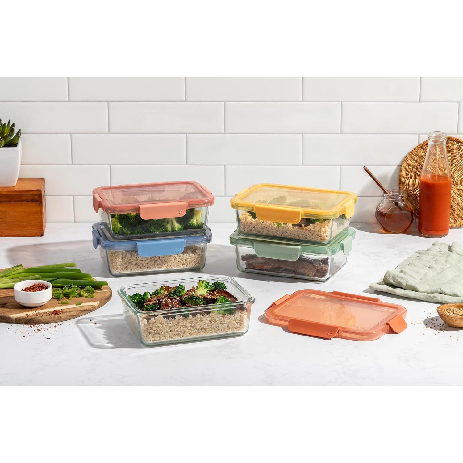 Juego de Almacenamiento de Comida Ello Color Lock 10 Piezas