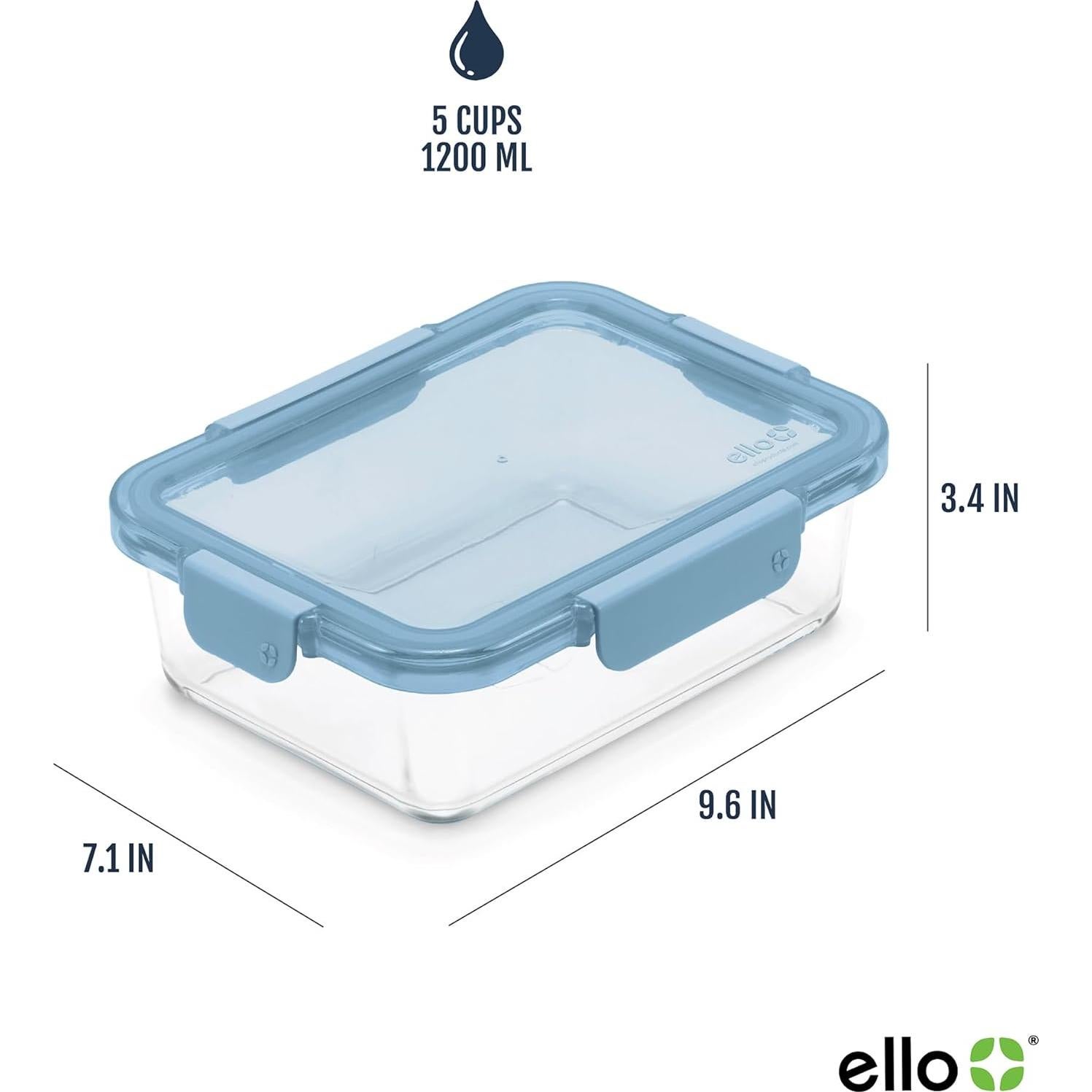 Juego de Almacenamiento de Comida Ello Color Lock 10 Piezas