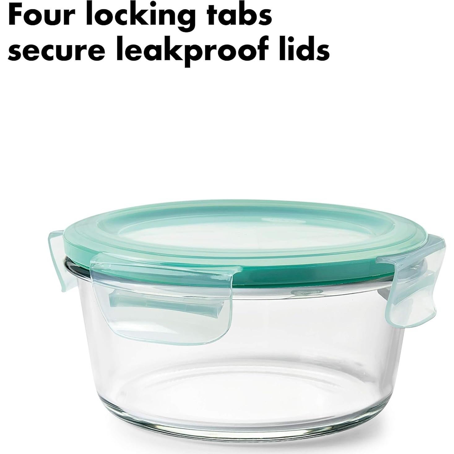 Set de Contenedores de Vidrio OXO Good Grips 8 Piezas Herméticos