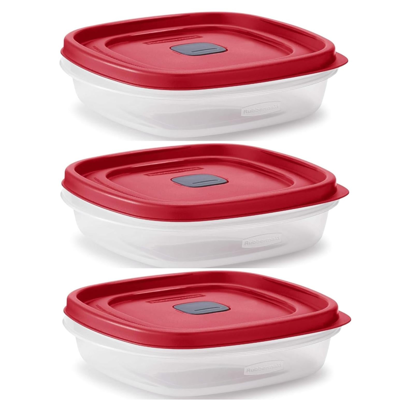 Set de 7 Contenedores de Almacenamiento Rubbermaid 3 Tazas