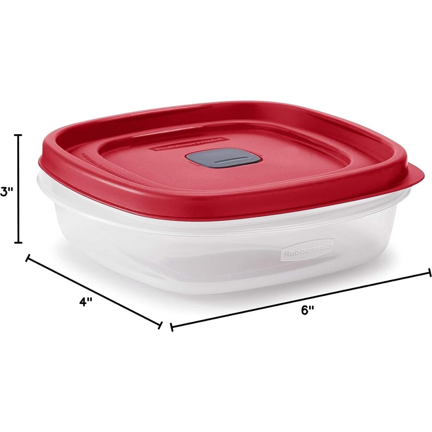 Set de 7 Contenedores de Almacenamiento Rubbermaid 3 Tazas