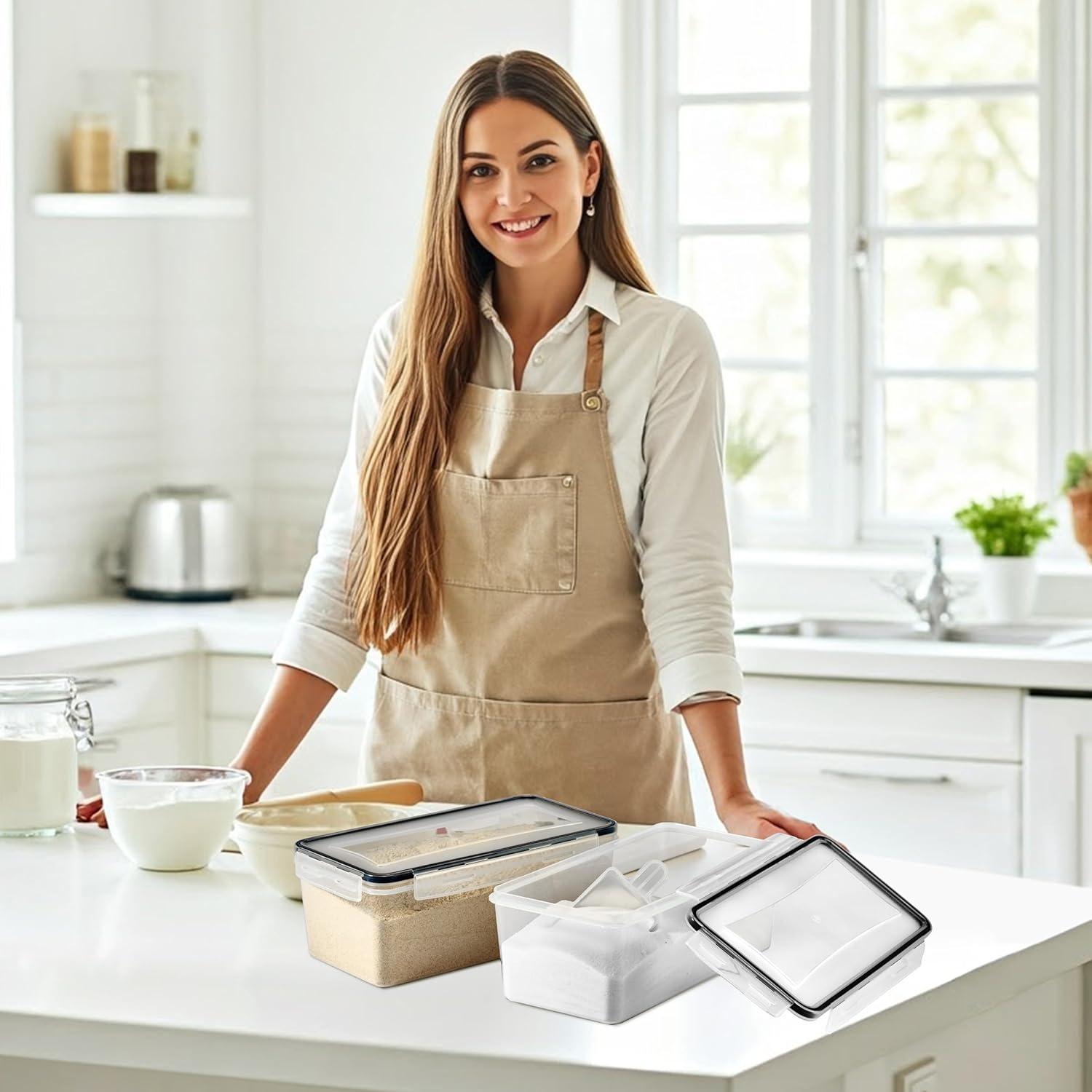 Contenedores de Almacenamiento Hermético Sorbus - 4 Piezas - 3.2L