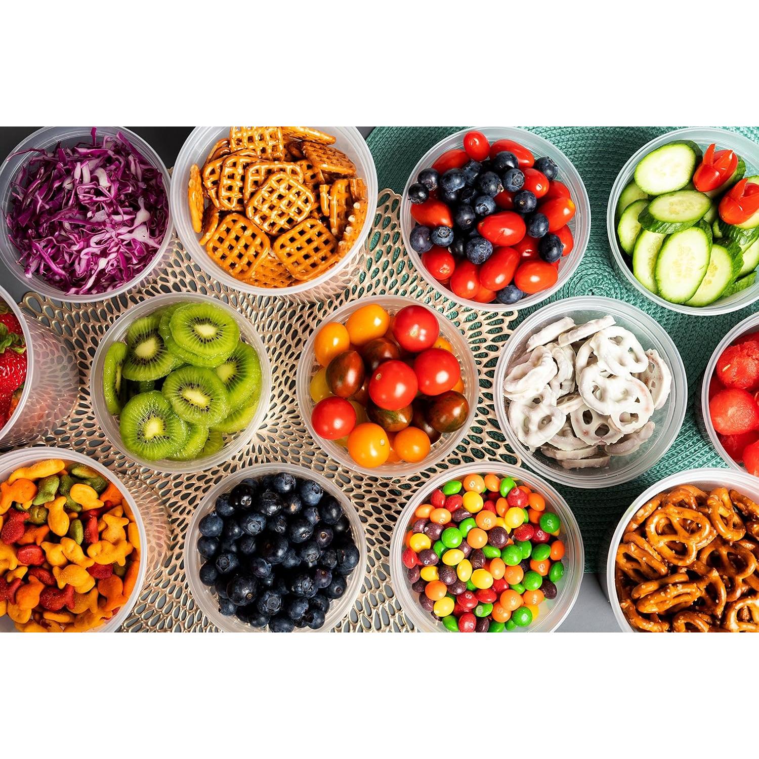 Contenedores de Plástico Safeware 50 Unidades 473ml Herméticos