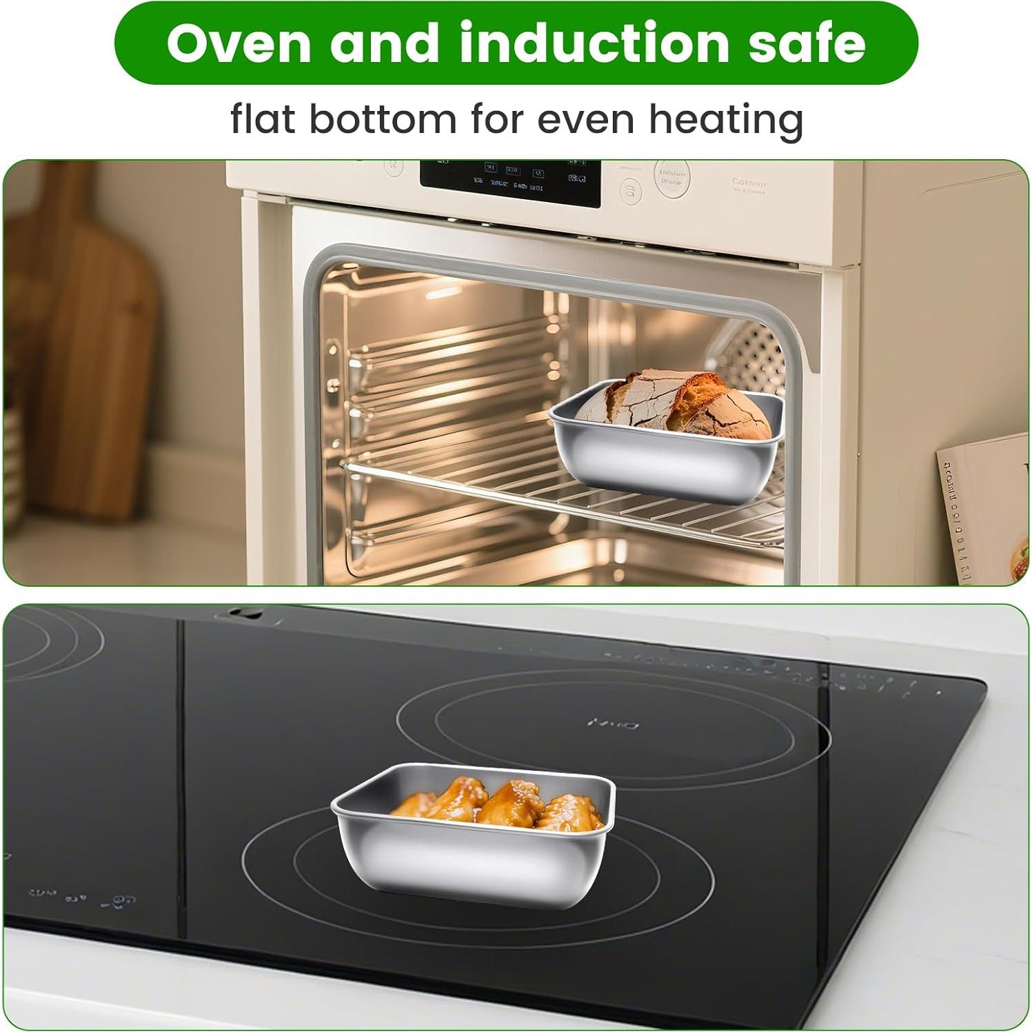 Juego de 12 Contenedores de Almacenamiento Acero Inoxidable 25 Oz