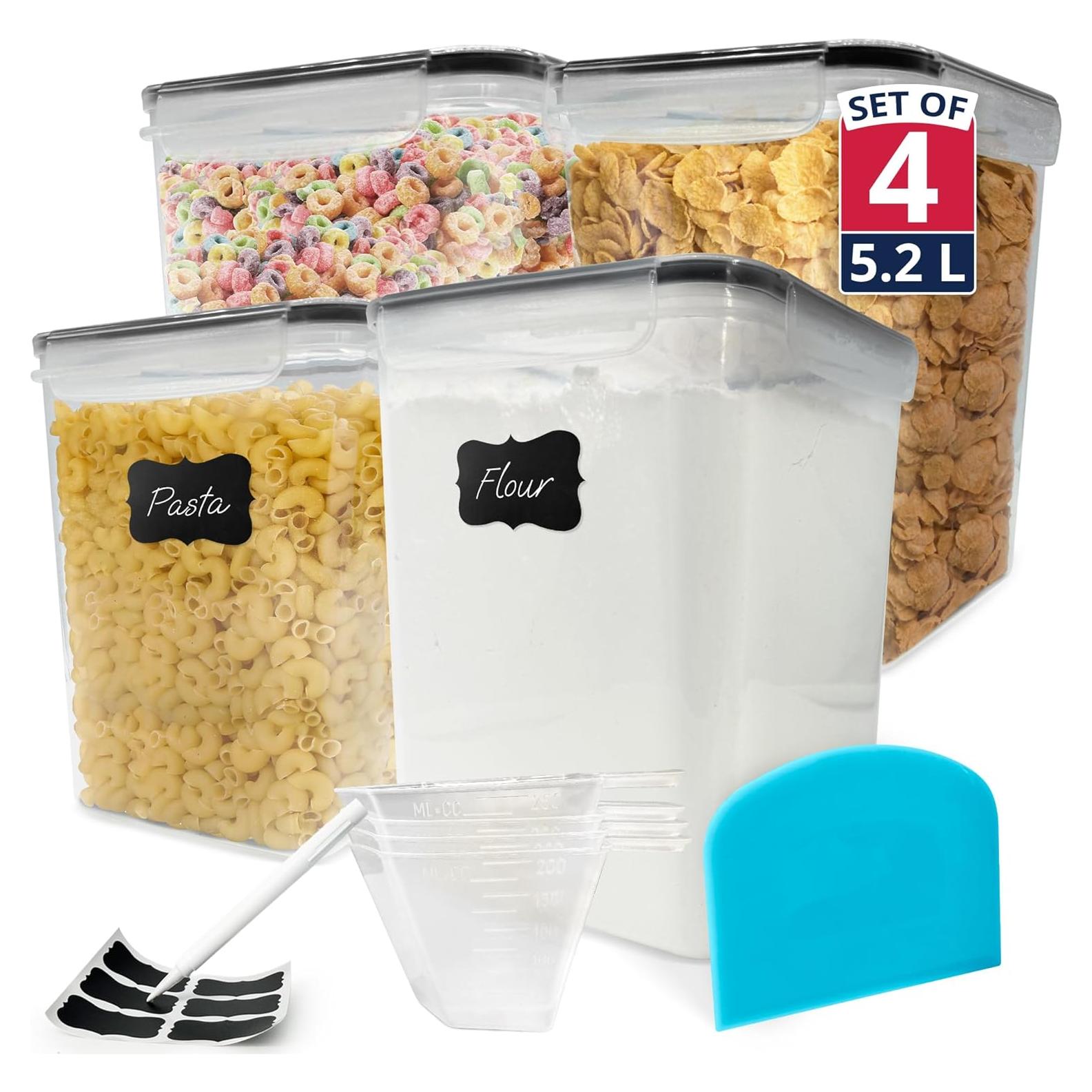 Contenedores de Almacenamiento Herméticos Reli. 5.2L (4 Pzs) BPA