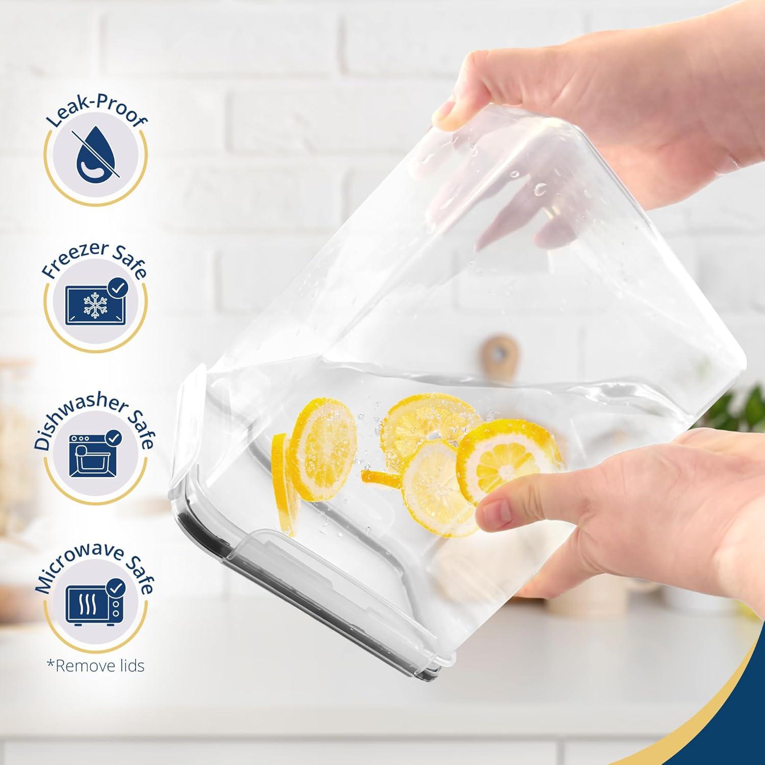 Contenedores de Almacenamiento Herméticos Reli. 5.2L (4 Pzs) BPA