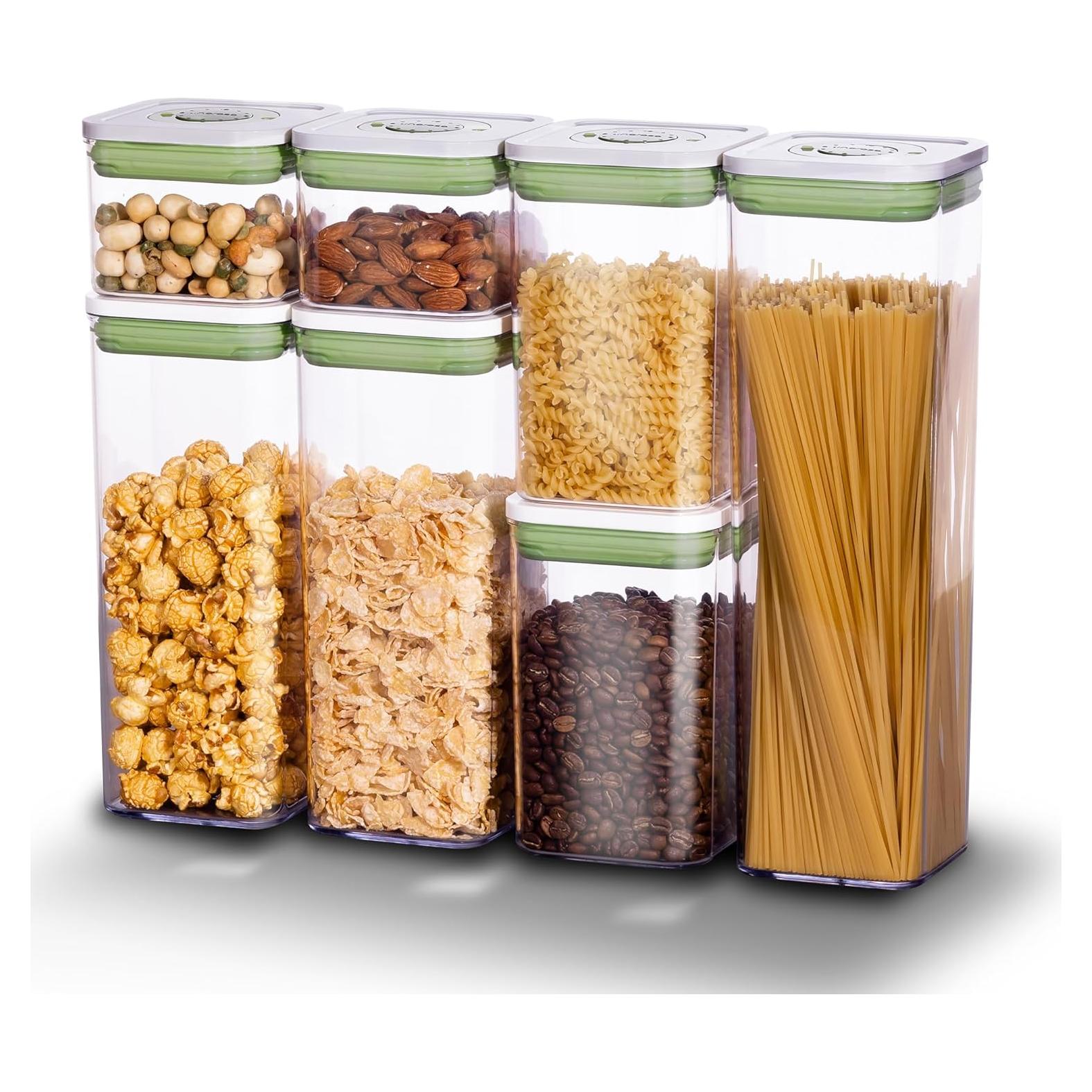 Juego de 7 Contenedores Herméticos Linoroso 5.2L Apilables