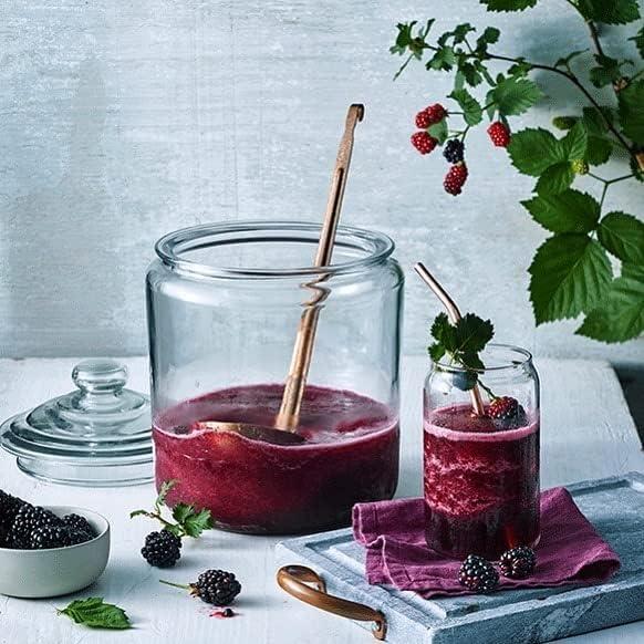 Juego de 2 Tarros de Vidrio Herméticos Le'raze 3.78L