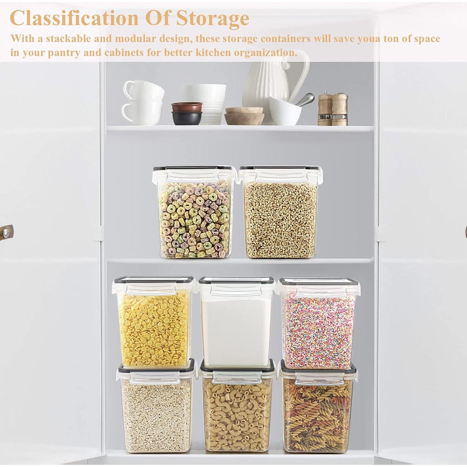 Juego de 8 Contenedores de Almacenamiento Blingco 2.5L