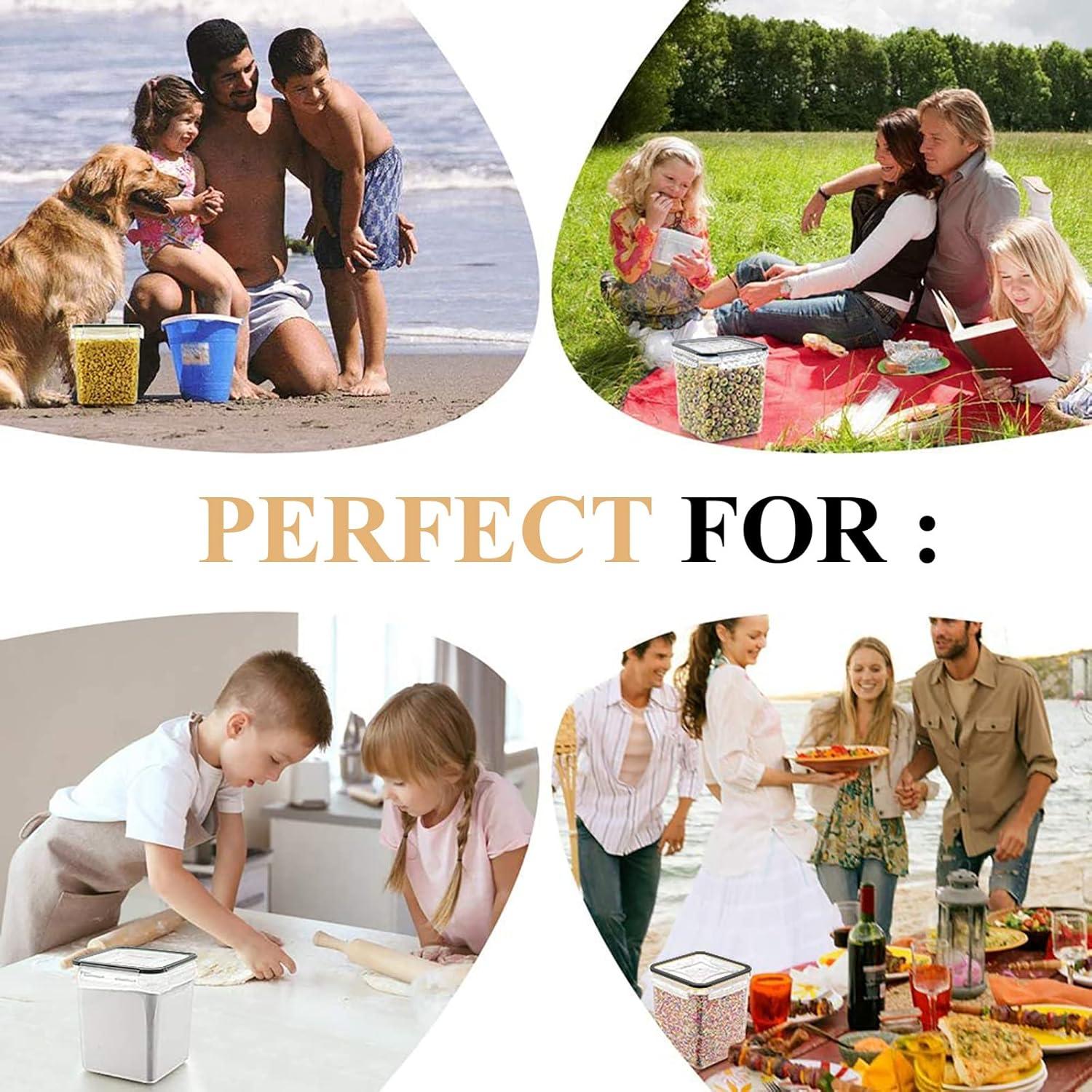 Juego de 8 Contenedores de Almacenamiento Blingco 2.5L