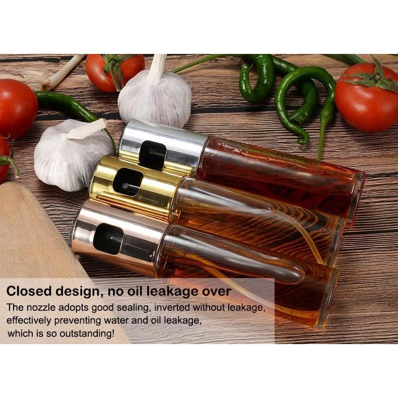 Pulverizador de Aceite de Oliva Ishphso 100ml Dorado