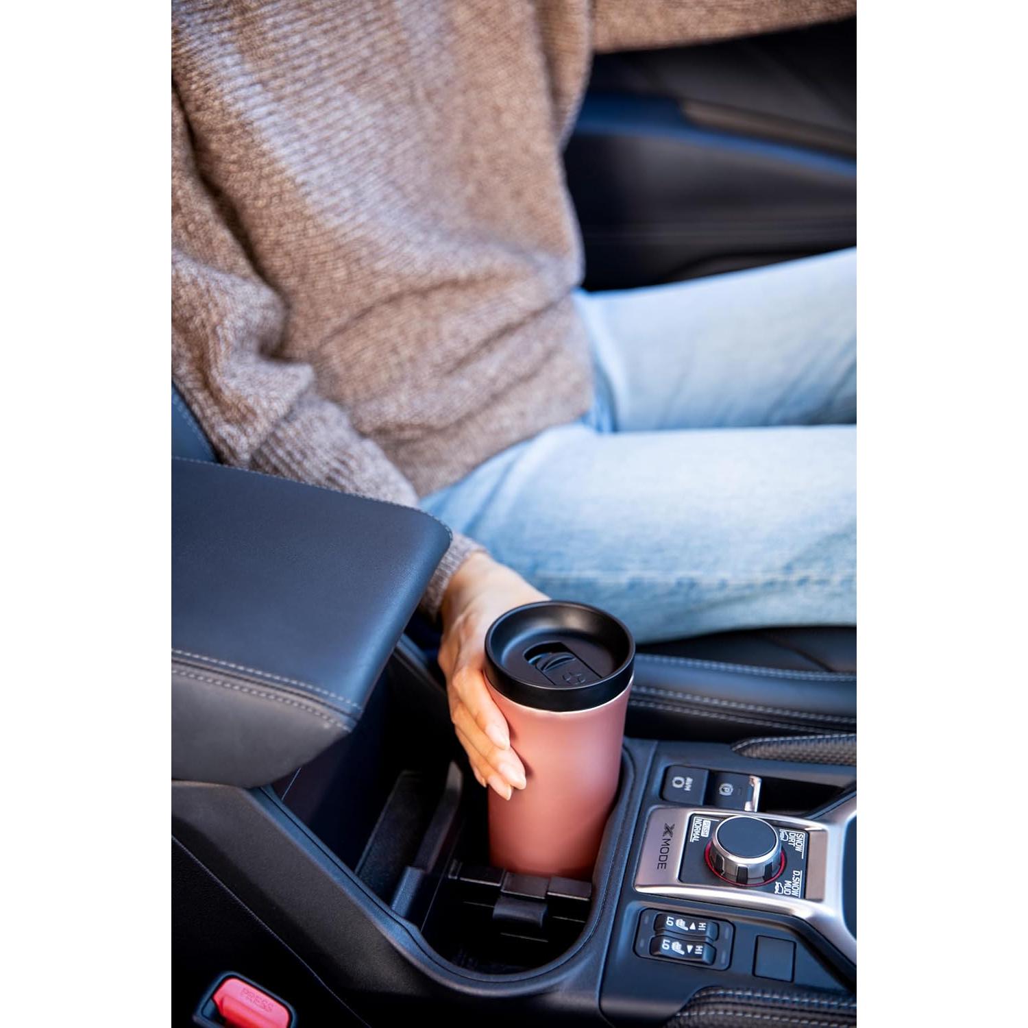 Taza de Viaje Ello Arabica 414ml Acero Inoxidable Negra