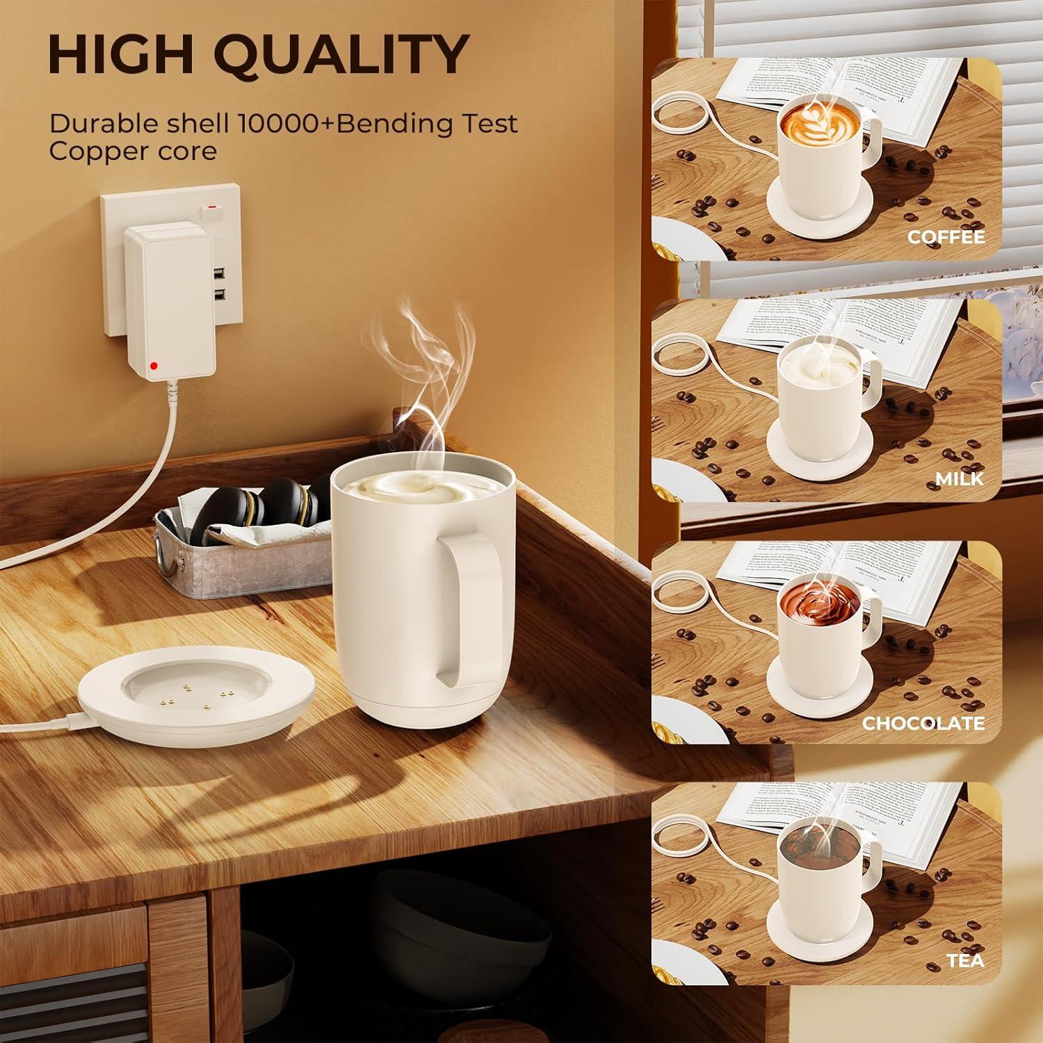 Base de Carga Blanca OatXtorpor para Taza Inteligente 1 y 2