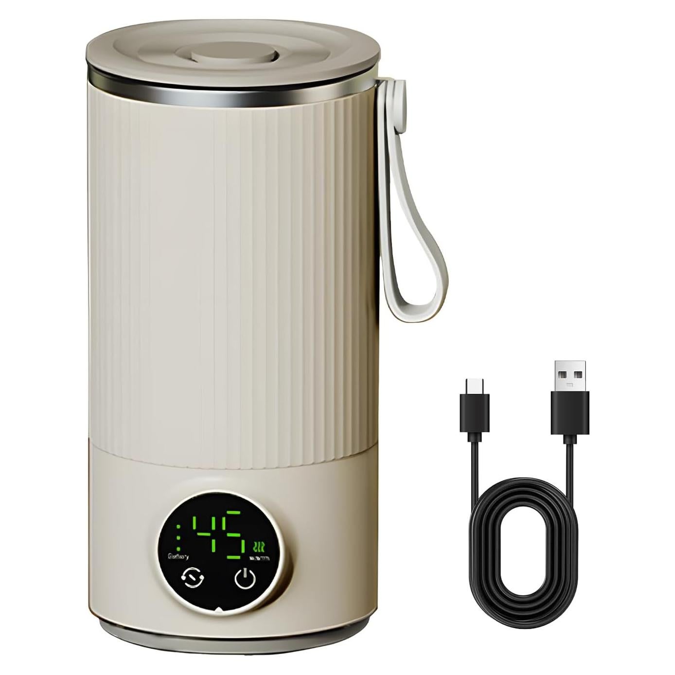 Taza de café eléctrica autocalentable WGL&HJ 355ml con agitación