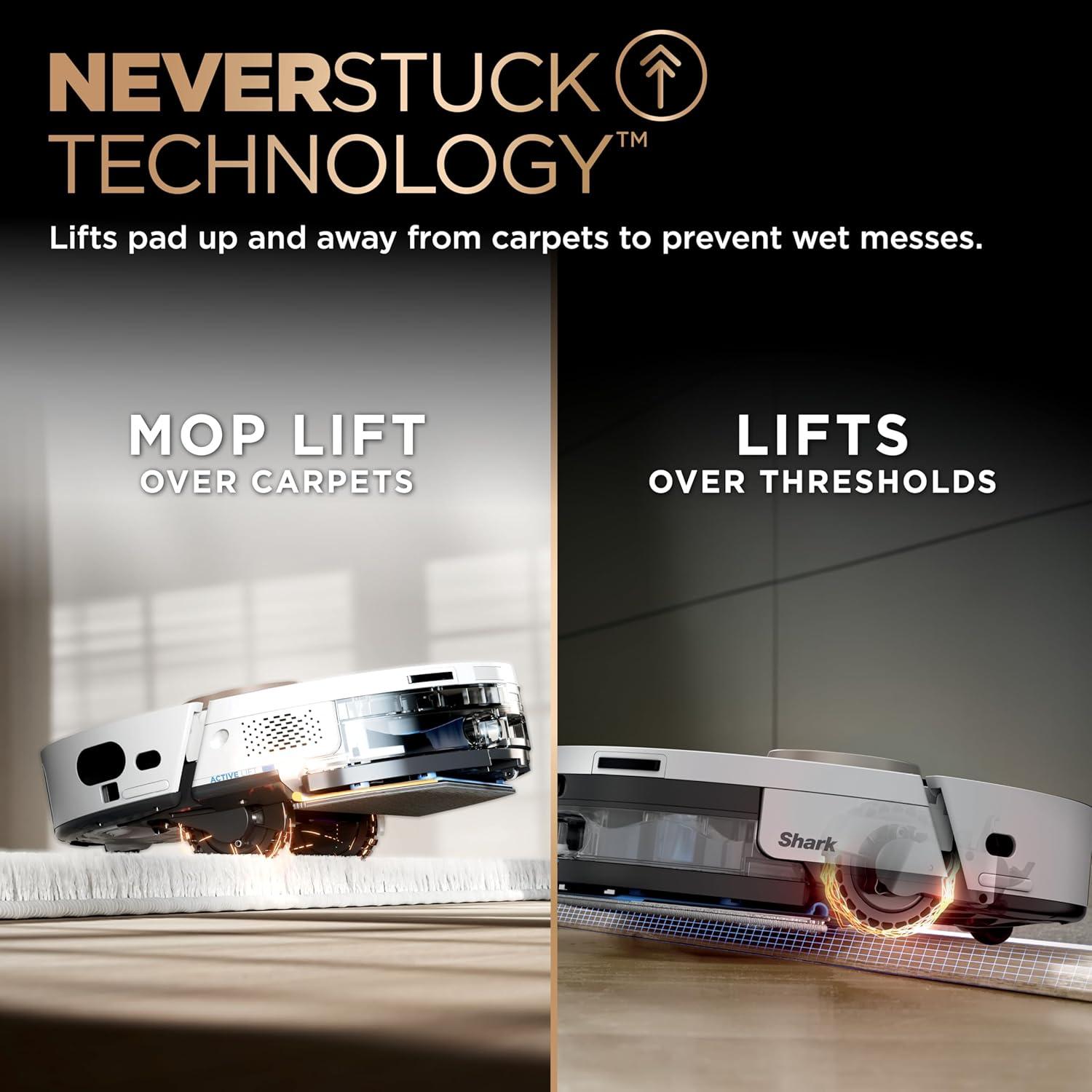 Aspiradora Robot Shark PowerDetect 2 en 1 con Autovaciado