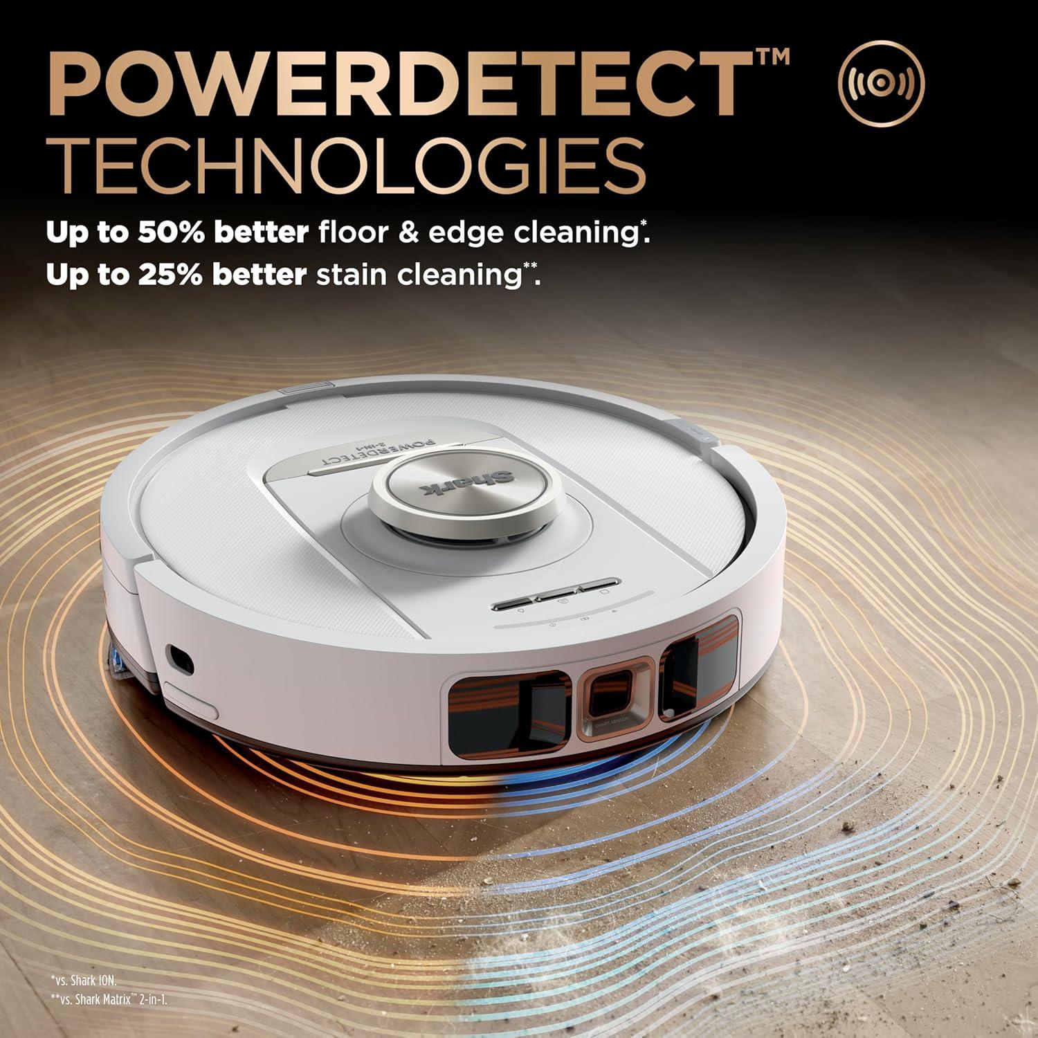 Aspiradora Robot Shark PowerDetect 2 en 1 con Autovaciado