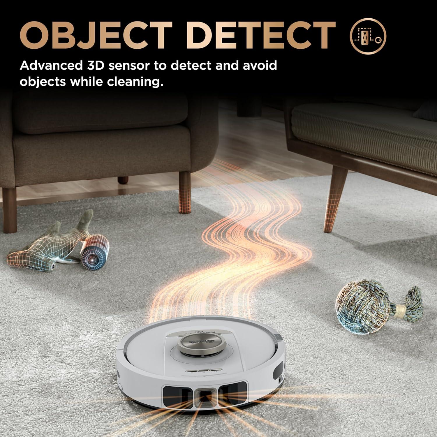 Aspiradora Robot Shark PowerDetect 2 en 1 con Autovaciado