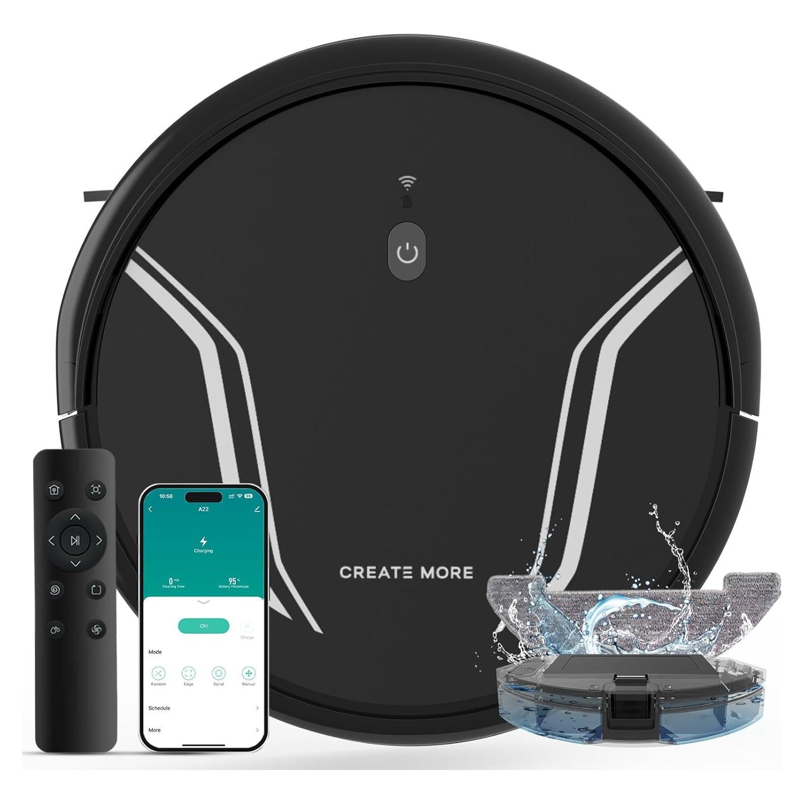 Robot Aspirador y Mopa Bagotte A22 4 en 1 5000Pa WiFi Control App